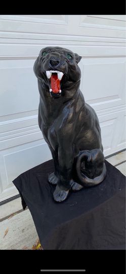 3 foot tall, panther statue