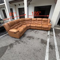 Couch/ Sofa Sectional Leather 