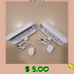 Phillips Toothbrush Chargers And Empty Cases.