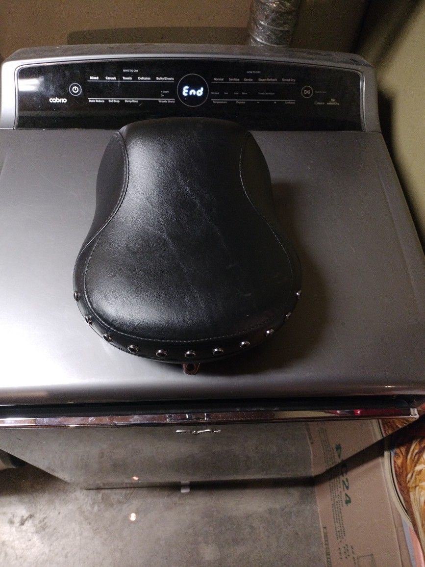 Leather Motorcycle Seat