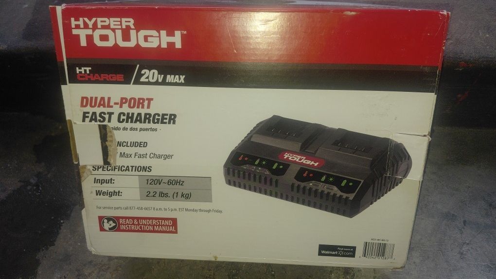 Hyper Tough Dual Charger Brand New