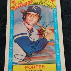 1970s Kellogg’s 3-D Super Stars Baseball Cards - (Porter & Johnson)