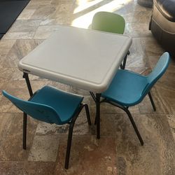 Lifetime Kids Folding Table And Chairs 