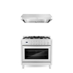 LUXURY KITCHEN APPLIANCES - New Open Box RANGE OVEN COOKTOP HOOD 