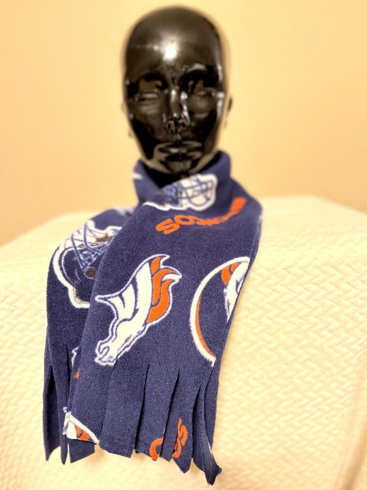 Broncos Fringed Scarf