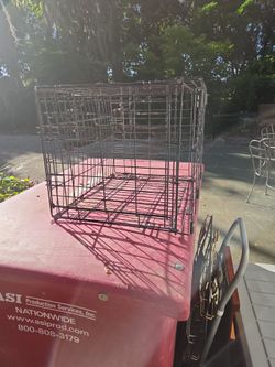 Small Folding Wire Dog Crate