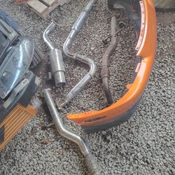 Complete 4G63 FWD turbo DSM build package.
• 2 motor setups (one apart & ready to rebuild)
• 2 FWD 5-speed manual transmissions
• Turbo + manifold + d