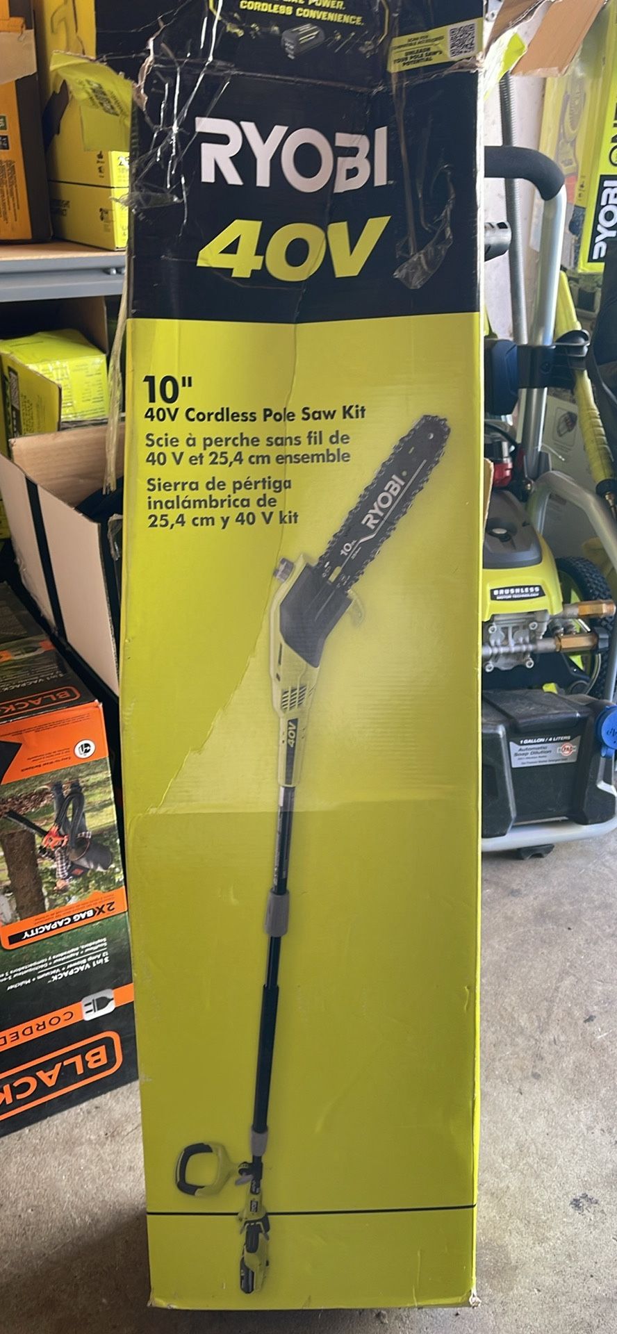 Ryobi 40 V Pole Saw 10”