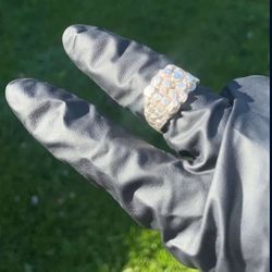 925 silver nugget ring 