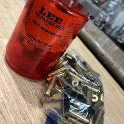 357 Magnum carbide reloading dies, Lee