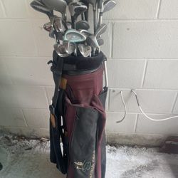 Variety Of Golf Clubs