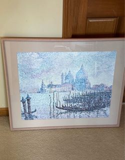 Venice Pointillism painting