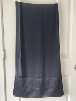 Black Rayon/Satin Shawl