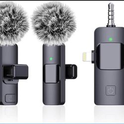 Mini Lapel Microphone with 7H Battery for iPhone, Android,