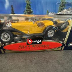 1:18 Scale 1932 Alfa Romeo 2300 Spider. New Unopened.