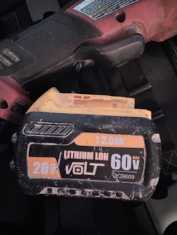Dewalt 12.0 ah 20v 0r 60v battery
