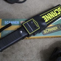RANSENERS Metal Detector Wand,Security Wand,Handheld Metal Detector. 9V Battery Required