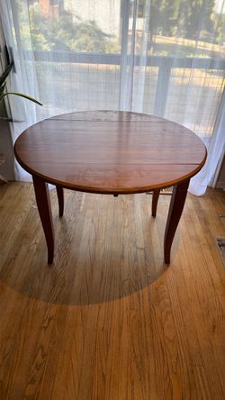 Round Wood Table free