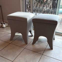 Set Of 2 Storage Ottoman