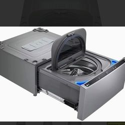 NEW LG Pedestal Washer Graphite Steel 