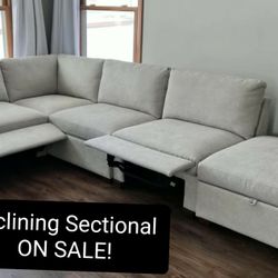 Modular Sectional Couch Sofa With Ottoman 