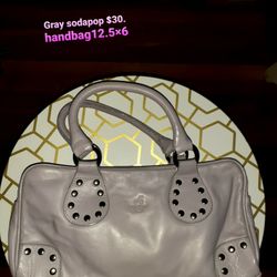 Gray handbag 