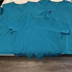 Teal Scrub Tops