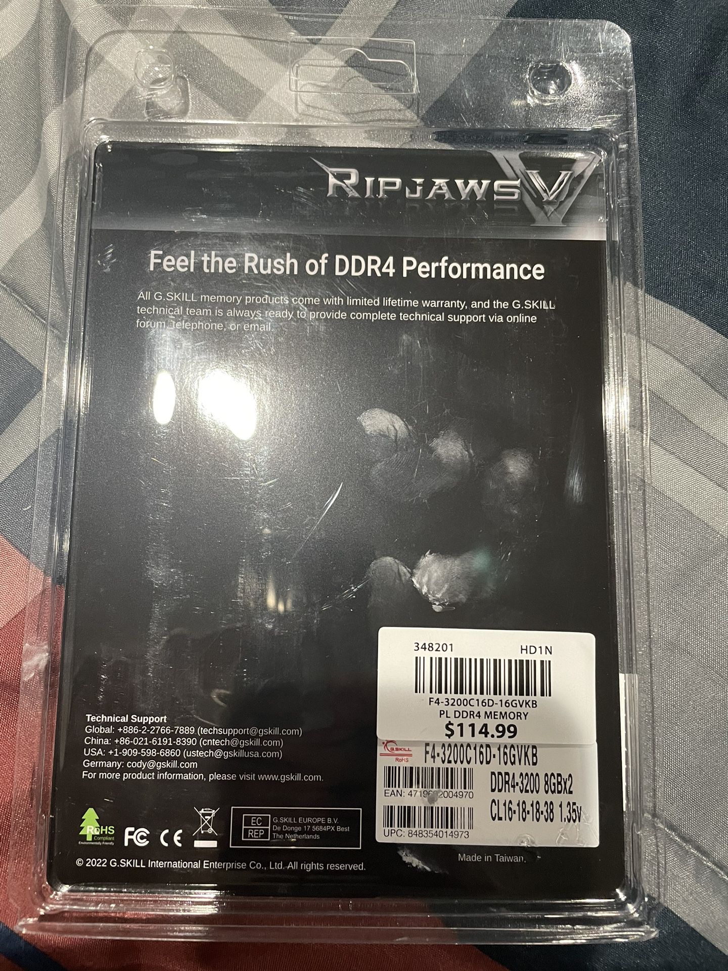 G Skill PC Ram RipJaws DDR4