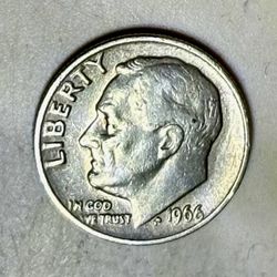 1966 Dime Error Coin