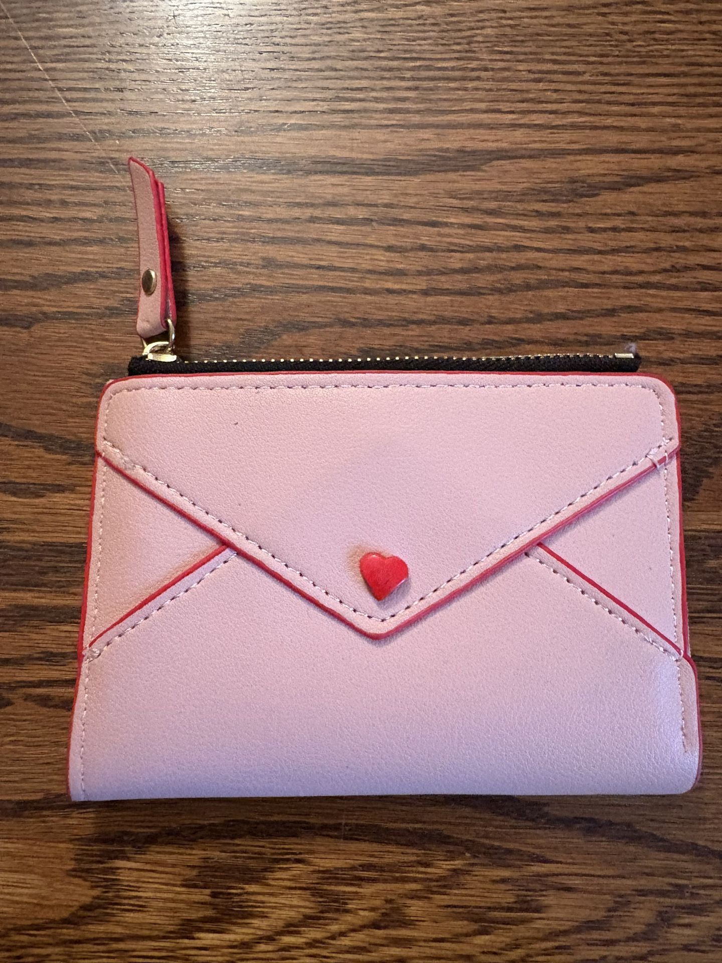 Pink Leather Wallet