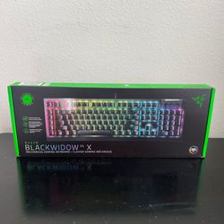 Razer BlackWidow V4 X Mechanical Gaming Keyboard with Razer Chroma RGB 