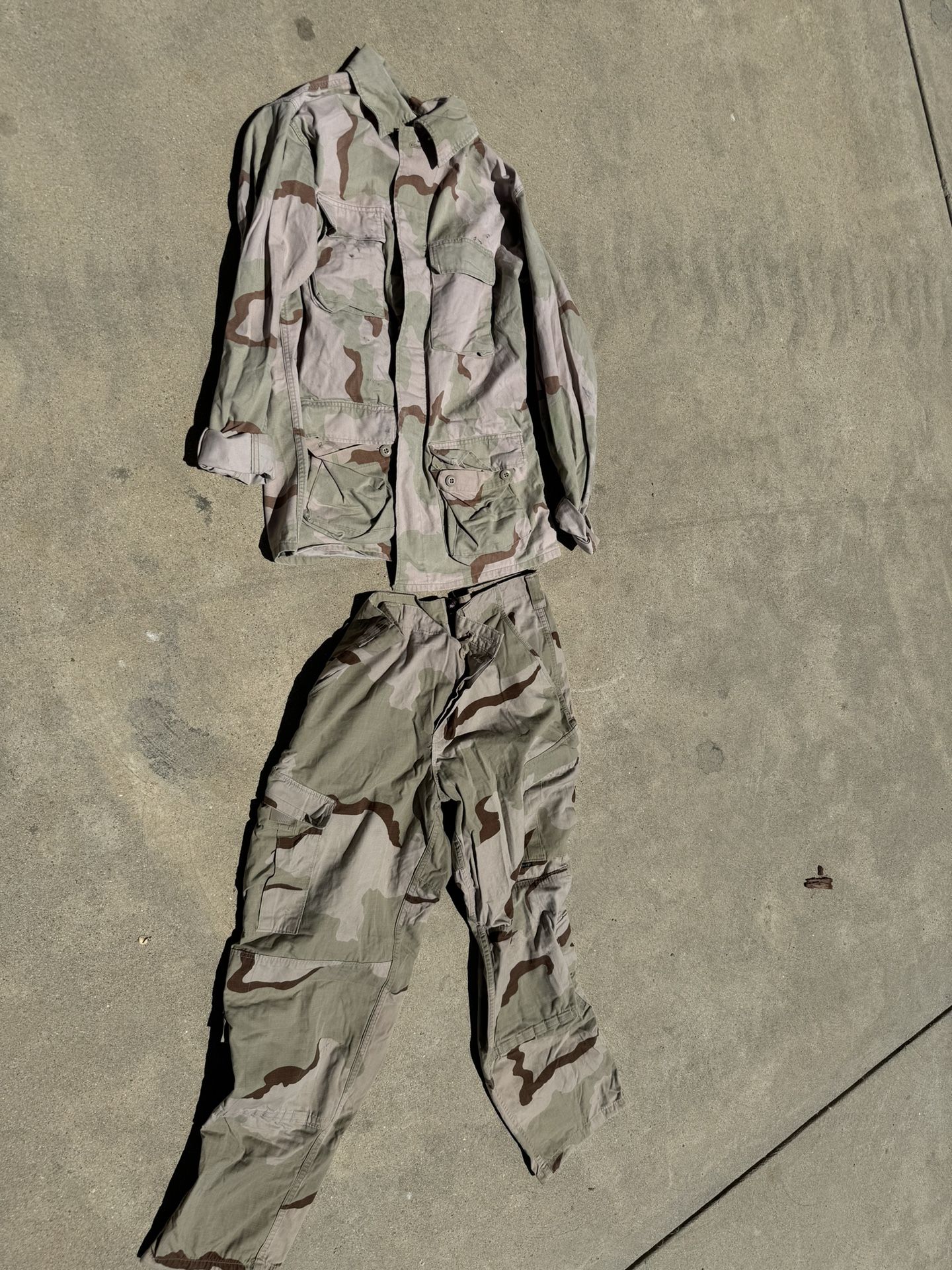 US Tri Color Desert Camo Set