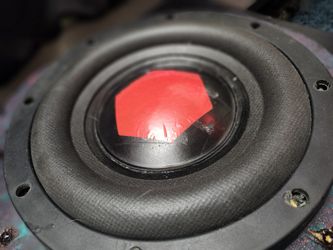 2 10 Inch Custom Built 3000 Watt Rms Subwoofers In A Bad Ass Custom Box Tuned At 32 Hz Box Has 12 Inch Cutouts With 10 Inch Baffles, Set Up Sounds  A+