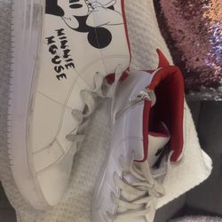 Minnie Mouse High Top Sneakers