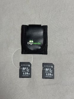 Angelbird AV PRO SD 128GB V90 UHS-II SD Cards Like New