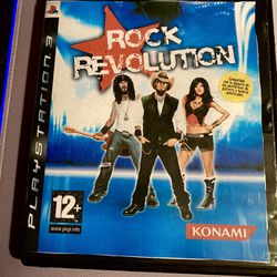 Rock Revolution PS3 Game And Case 