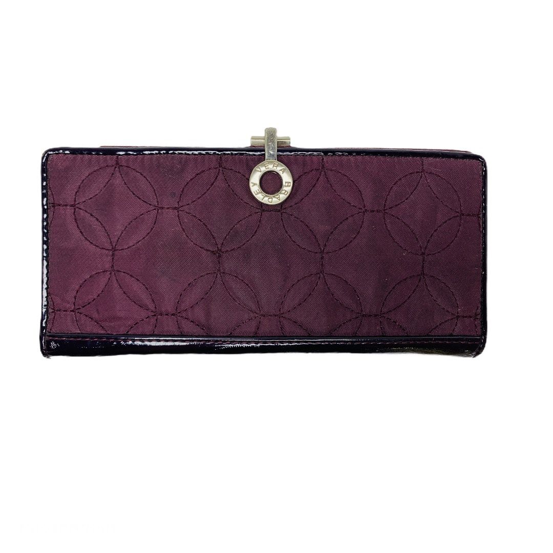 Vera Bradley Purple Quilted Microfiber Wallet