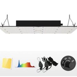 VEVOR LED Grow Light, 400W Full Spectrum Dimmable, High Yield Samsung 2B1B Diodes Growing Lamp for Indoor Plants Seedling Veg and Bloom Greenhouse Gro