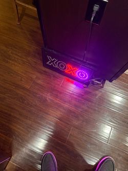 Light up flashing sign xoxo