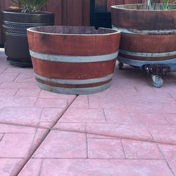 Wood Wine Barrels 