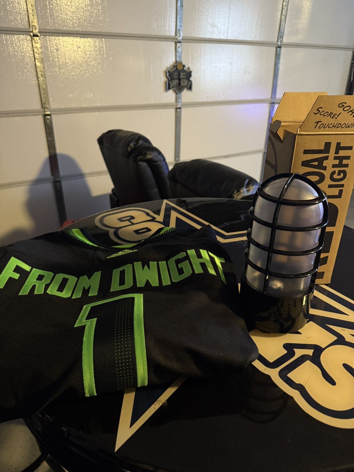 Custom Dallas Stars Jersey And Goal Light