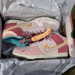 Nike x Social Status Dunk Mid Strawberry milk