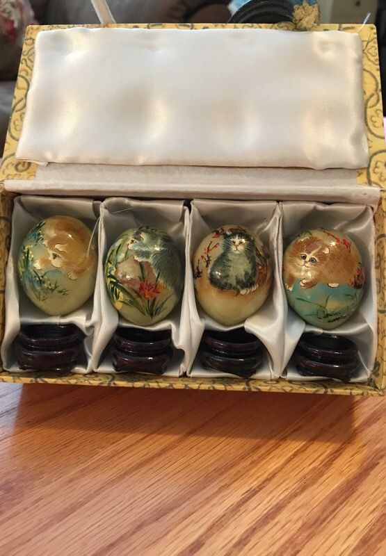 Kitty Marble Collectible Gemstone Eggs.Great for EAster!!!