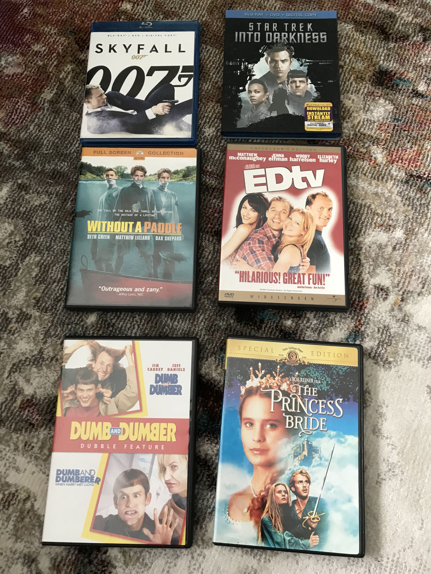 Blu Rays and/or DVD’s (lot Of 6)