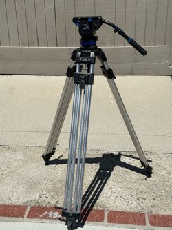Benro S8 Fluid Head with Manfrotto 3190 Tripod