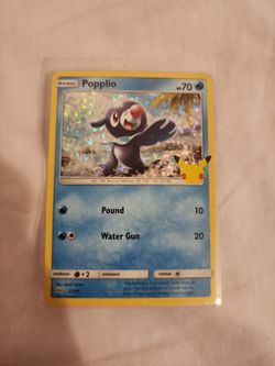 2021 MCDONALD'S Popplio Holographic Card