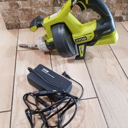 RYOBI ONE+ 18V Hybrid Drain Auger (Tool Only) with Auger, AC Power Supply