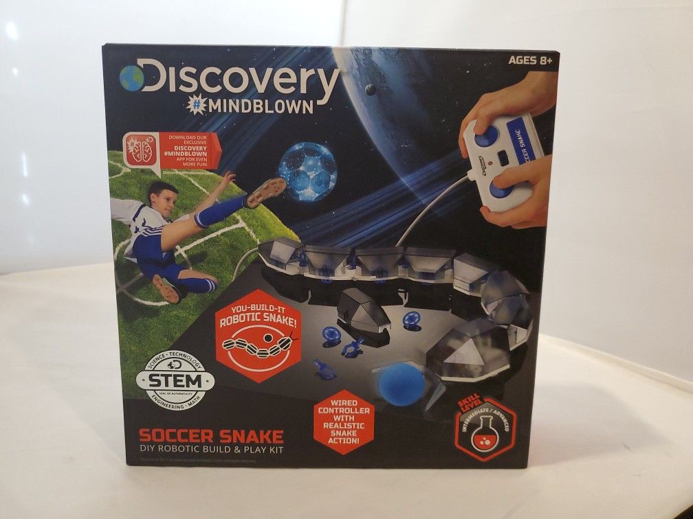 Discovery Mindblown DIY Soccer Snake DIY Robotic Build& Play Kit