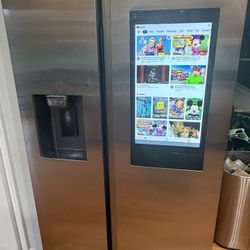 Samsung Tv Fridge Like New 