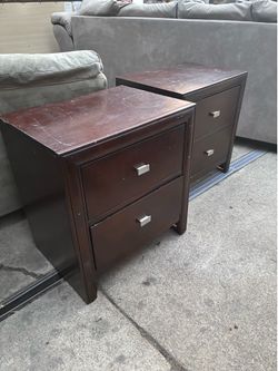 2 drawer small bedside tables